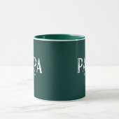 Mug Vert Chasseur Année de création Papa (Centre)