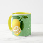 Mug Vert citron (Devant gauche)