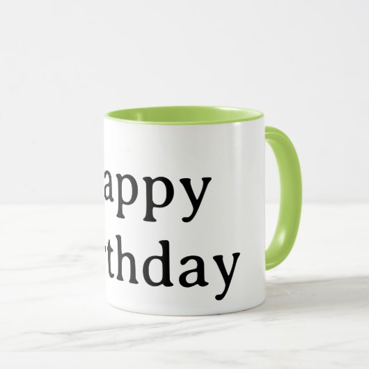 Mug Vert clair (Devant droit)