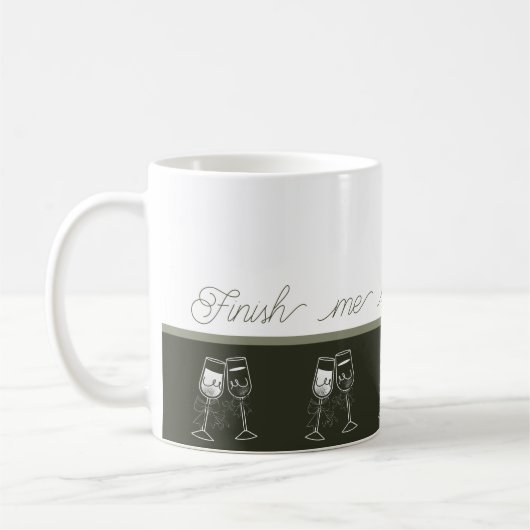 Mug Vert de bois d'olive (Gauche)