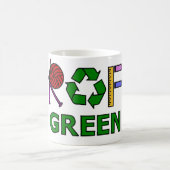 Mug Vert de métier (Centre)