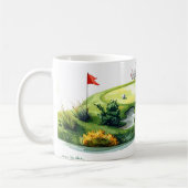 Mug Vert de putting de golf (Gauche)