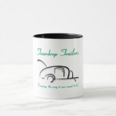 Mug Vert de remorques de larme (Centre)