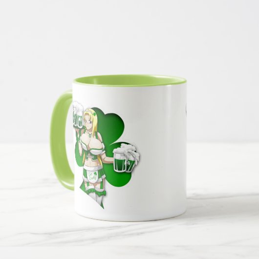 Mug Vert de Saint-Patricks (Devant gauche)
