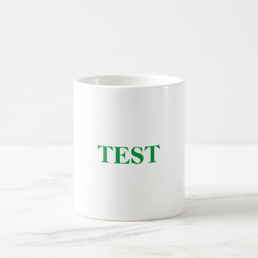 Mug Vert de Test (Centre)