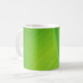 Mug Vert dégradé de la feuille de bananier Nom du moti (Devant gauche)
