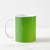 Mug Vert dégradé de la feuille de bananier Nom du moti (Gauche)
