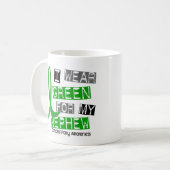 Mug Vert d'usage de l'infirmité motrice cérébrale I (Devant gauche)