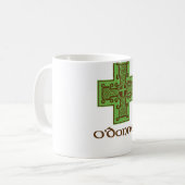 Mug Vert et brun de logo d'O'Donnell (Devant gauche)