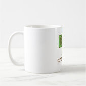 Mug Vert et brun de logo d'O'Donnell (Gauche)