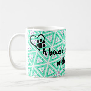 Mug Vert et pourpre Une maison devient une maison avec