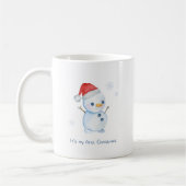 Mug Vert et rouge artisanal (Gauche)