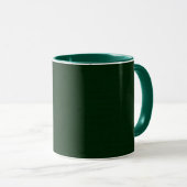 Mug Vert foncé texturé (Devant droit)