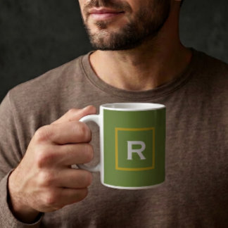 Mug Vert forêt Uni Couleur Uni Personnel