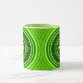 Mug Vert géométrique Mandala-25436 (Centre)