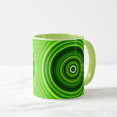 Mug Vert géométrique Mandala-25436 (Devant droit)