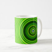 Mug Vert géométrique Mandala-25436 (Devant droit)