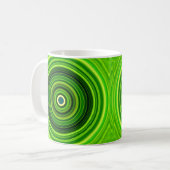 Mug Vert géométrique Mandala-25436 (Devant gauche)