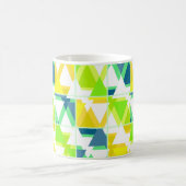 Mug Vert jaune abstrait (Centre)