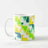 Mug Vert jaune abstrait (Gauche)