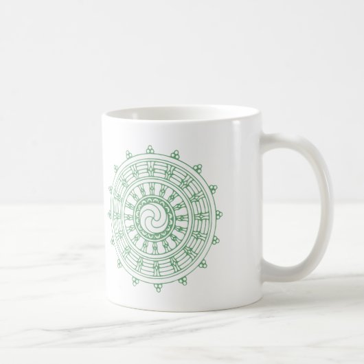 Mug vert mandella (Droite)