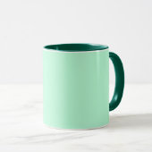 Mug Vert Menthe (Devant droit)