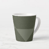 Mug vert mousse à direction Abstraite - personnali (Angle droit)