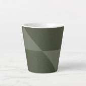 Mug vert mousse à direction Abstraite - personnali (Devant)