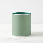 Mug Vert muet texturé. (Centre)