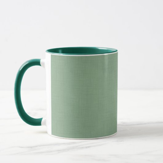 Mug Vert muet texturé. (Gauche)