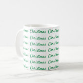 Mug Vert Noël (Devant gauche)