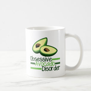 Mug Vert obsédant de cool de désordre d'avocat