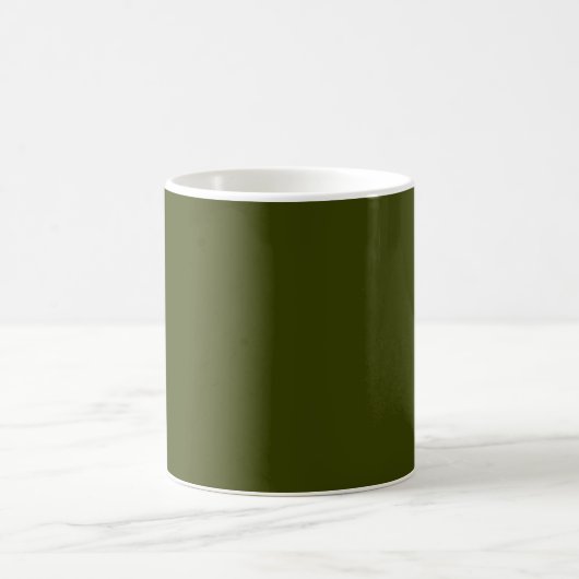 Mug Vert olive foncé (couleur solide) (Centre)