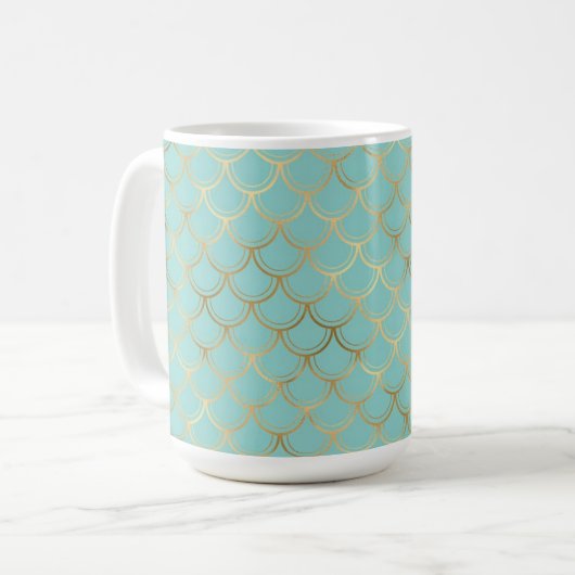 Mug Vert & Or (Devant gauche)