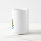 Mug Vert, Or, et Cadeaux avec l'Arbre Vert (Centre)