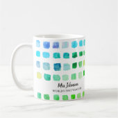 Mug Vert Personnalisé pour Enseignant (Gauche)