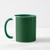 Mug Vert pin (couleur uni)  (Gauche)