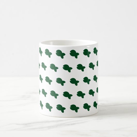 Mug Vert Poisson Poisson Blanc (Centre)