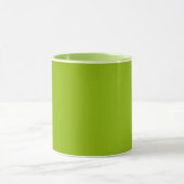 Mug Vert pomme (couleur solide)  (Centre)