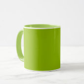 Mug Vert pomme (couleur solide)  (Devant gauche)