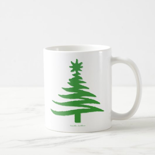 Mug Vert sapin de Noël (Droite)