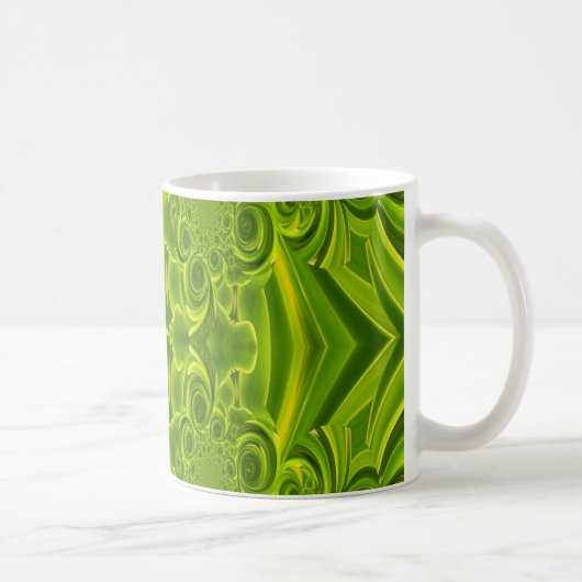 Mug vert vibrant (Droite)