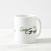 Mug Vert vivant (Devant droit)