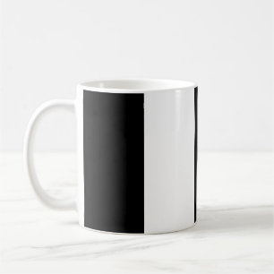Mug Verticale rayée noire et blanche