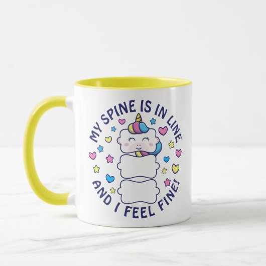 Mug Verticorn™ Ma Spine Est En Ligne (Gauche)