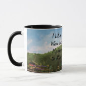 Mug VERTS INSPIRATIONNELS/BROUILLES DESIGN Texte noir (Gauche)