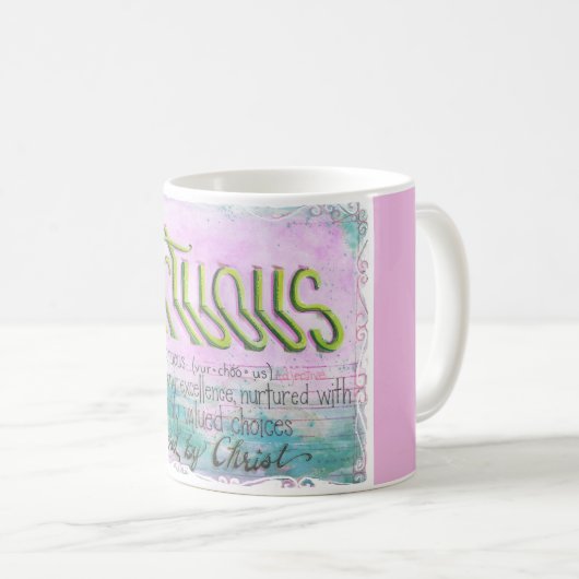 Mug Vertueux (Devant droit)
