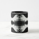 Mug Vertus Abstrait Ailes Blanches Art à l'Encre d'Alc (Centre)