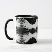 Mug Vertus Abstrait Ailes Blanches Art à l'Encre d'Alc (Gauche)