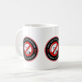 Mug Veste en jean anti-fasciste (Devant gauche)